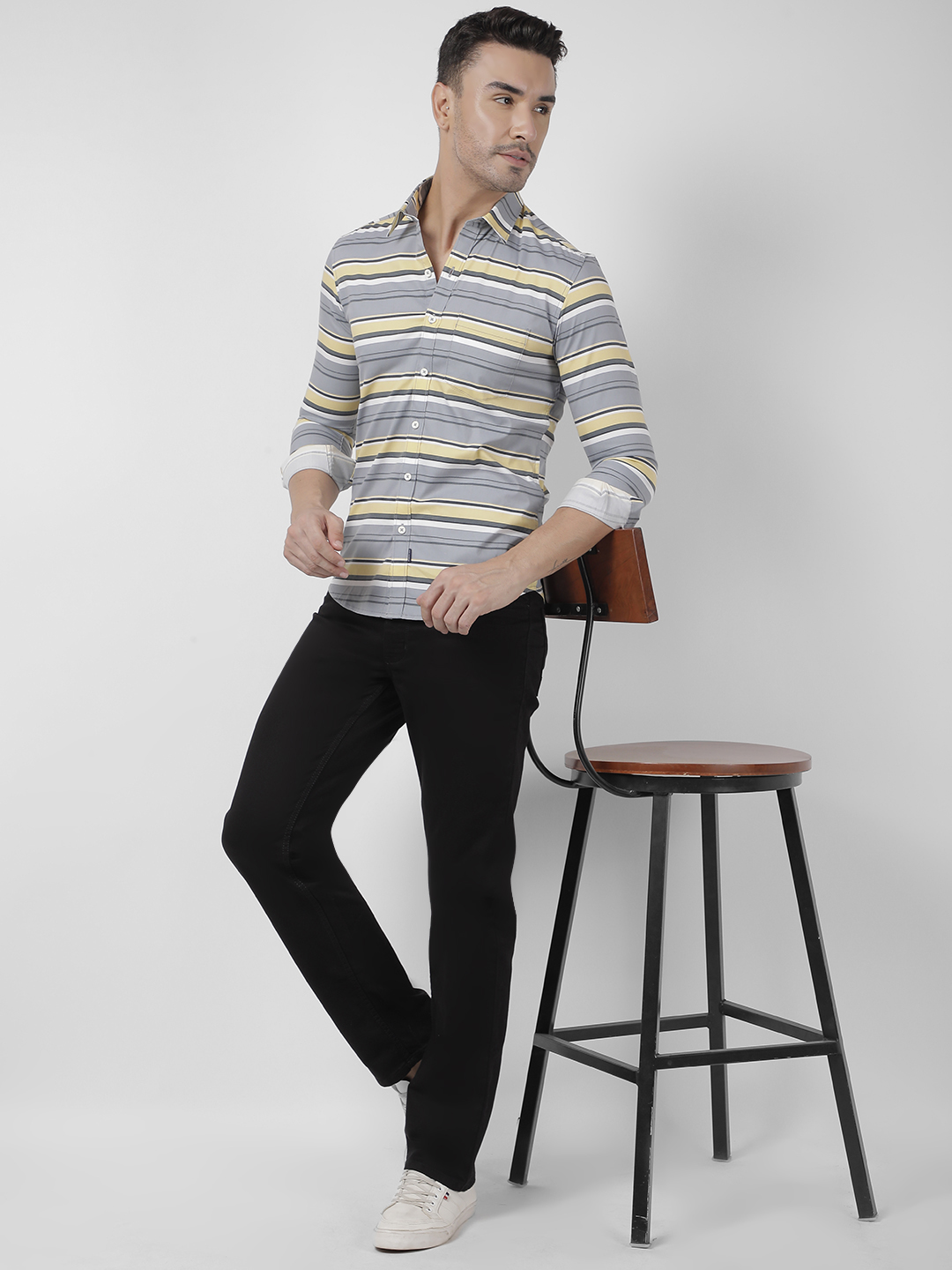 Numero Uno Men Solid Black Jeans